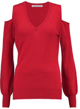 Autumn Cashmere Cold-Shoulder Cashmere Sweater