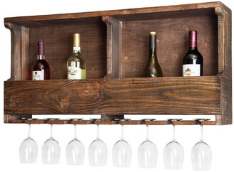 Alaterre Furniture Pomona - Reclaimed Wood Wine Rack