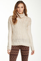 Thumbnail for your product : Romeo & Juliet Couture Woven Turtleneck Sweater