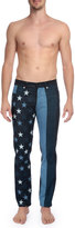 Thumbnail for your product : Givenchy Multi Stars & Stripes Printed Denim Jeans, Black
