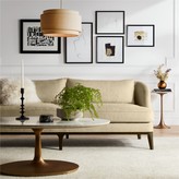 Thumbnail for your product : Crate & Barrel Alfredo Ivory Wool 12" sq. Rug Swatch