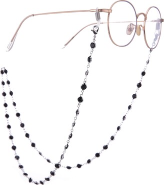 TEAMER Fashion Colorful Eyeglass Chain Sunglass Strap Eyeglass Holder Crystal Statement Beaded Reading Glass Strap for Women