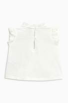 Thumbnail for your product : Next Girls Ecru Lace Short Sleeve Blouse (3mths-6yrs)