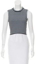 Thumbnail for your product : A.L.C. Striped Crop Top
