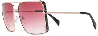 Moschino oversized square sunglasses