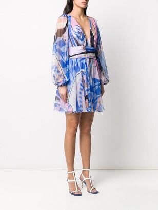 Emilio Pucci Abstract-Print Dress