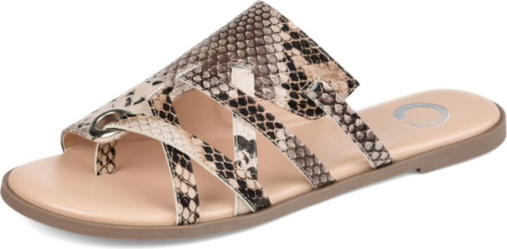 Journee Collection Womens Comfort Foam™ Hasten Sandal Brown 8 M