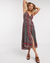 Thumbnail for your product : Free People on the bright side maxi dress in black