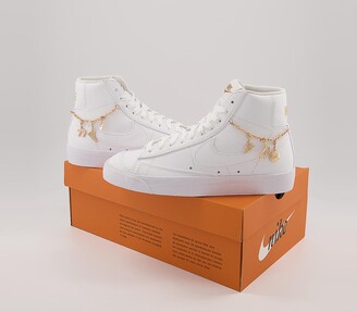 nike blazer mid 77 white gold