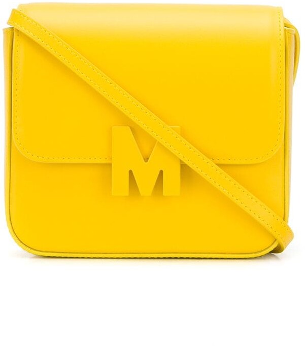 MSGM Logo-Patch Crossbody Bag - ShopStyle