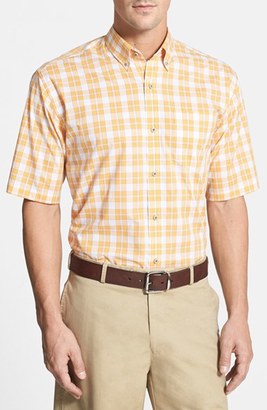 Cutter & Buck 'Genesee Check' Classic Fit Short Sleeve Sport Shirt