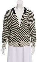 Thumbnail for your product : Sonia Rykiel Sonia by Striped Wool Cardigan