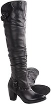 Thumbnail for your product : Blondo Penelope Tall Leather Boots - Foldable Top Cuff (For Women)