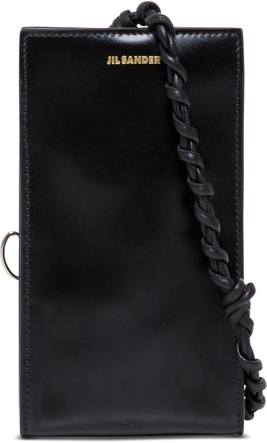 jil sander crescent crossbody bolsa