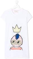 Thumbnail for your product : Fendi Kids TEEN Queen elongated T-shirt