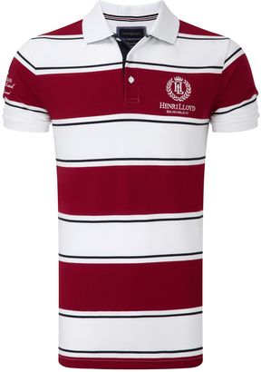 Henri Lloyd Men's Honsford Stripe Regular Fit Polo Shirt