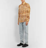 Thumbnail for your product : Martine Rose Oversized Printed Plisse-Crepe Shirt