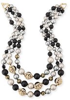 Thumbnail for your product : Alexis Bittar Three-Strand Beaded Futurist Necklace