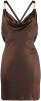 Thumbnail for your product : Versace Draped Front Mini Dress