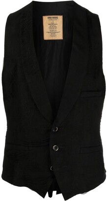 UMA WANG Button-Up Fitted Waistcoat