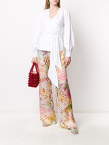 Thumbnail for your product : Blumarine Summer Vibe wide trousers