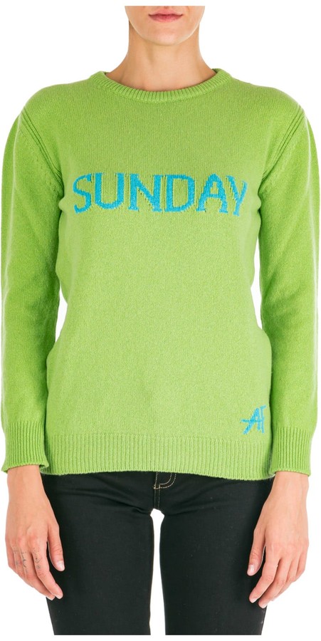 Siesta Vedhæftet fil Horn Alberta Ferretti Rainbow Week Sunday Jumper - ShopStyle Sweaters