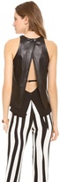 Thumbnail for your product : A.L.C. Pharel Leather Top