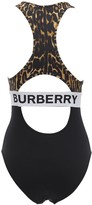 Thumbnail for your product : Burberry Leopard Print Lycra One Piece Swimsuit