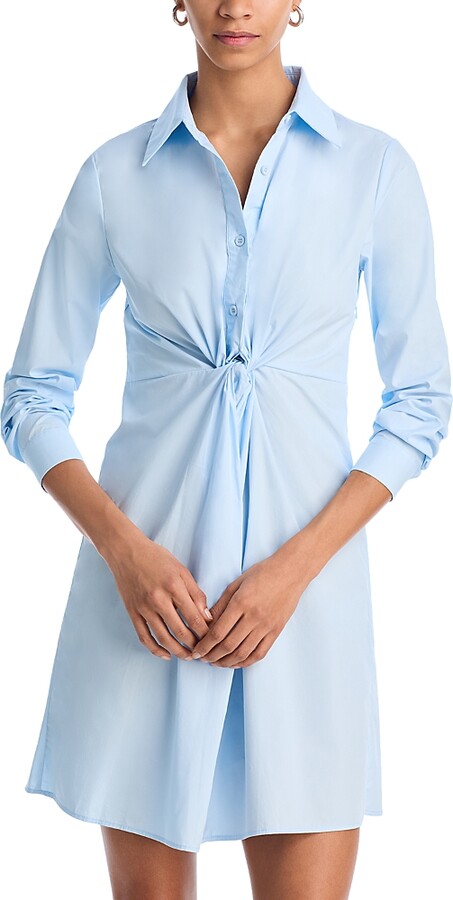 Gracia Twist Knot Cotton Dress