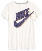 Thumbnail for your product : Nike 'Run Heritage' Graphic Tee (Big Girls) (Online Only)