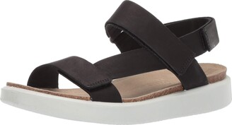 ecco black sandals womens