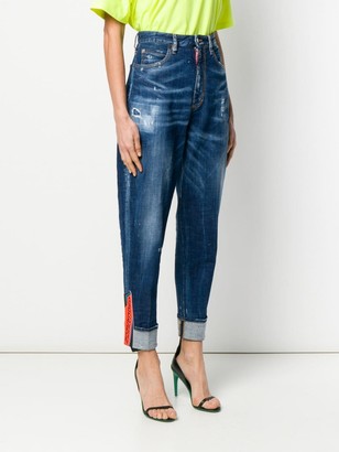 DSQUARED2 High-Waisted Tapered Jeans