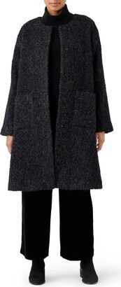 Eileen Fisher Longline Bouclé Coat