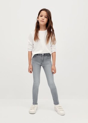 MANGO Skinny jeans denim grey - 5 - Kids - ShopStyle
