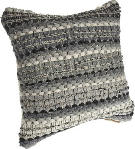 XIAOLINXINXI Cotton Blend Black And Gray Striped Throw Pillow Standard 18×18 Inch Size Designed For Adults Simple And Stylish Enhancing The Soft Furnishings Of