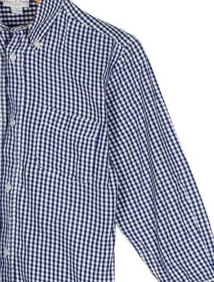 Papo d'Anjo Boys' Collared Gingham Shirt