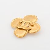 Thumbnail for your product : Chanel CC Logo Gold Brooch (Pre Owned)