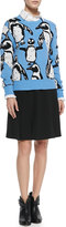 Thumbnail for your product : Haute Hippie Elle Sasson Lina Penguin Intarsia Sweater
