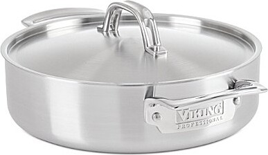 Viking Professional 5-Ply Round Casserole Pan with Lid