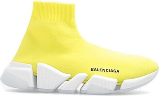 Balenciaga Triple S Rainbow Full Yellow Women S3740 IDR 980k  Balenciaga  shoes Footwear design women Sneakers