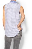 Thumbnail for your product : Equipment Sleeveless Slim Signature Print Silk Blouse