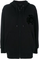 Alexander Wang - emBOSSed oversized zip hoodie