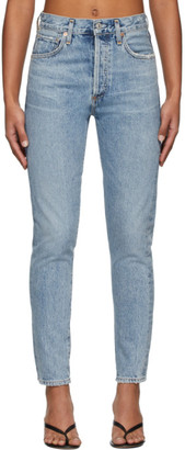 Citizens of Humanity Blue Liya High-Rise Classic Fit Jeans