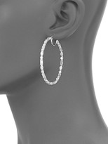 Thumbnail for your product : Adriana Orsini Large Mixed-Shape Cubic Zirconia Hoop Earrings