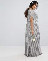 Thumbnail for your product : Maya Plus Allover Tonal Sequin Maxi Dress