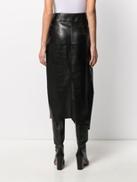 Thumbnail for your product : Isabel Marant Fiova asymmetric wrap skirt