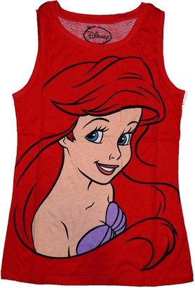 Disney Princess Ariel Big Face Womens Pajama T Shirt Tank Top