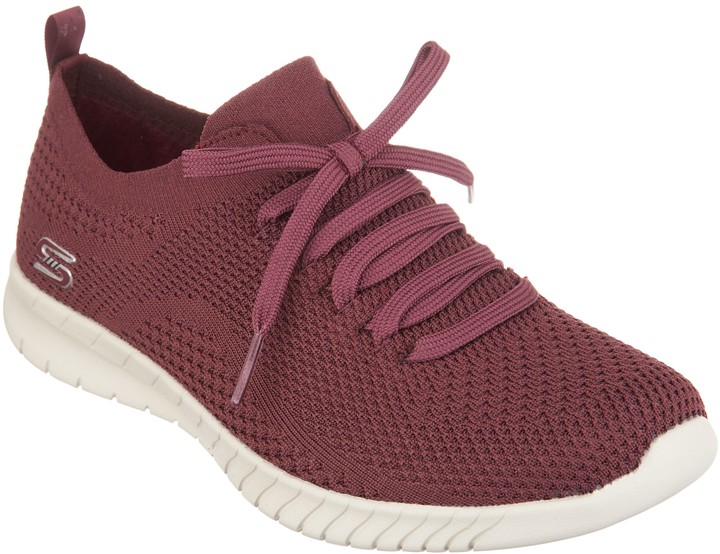 skechers faux lace sneakers