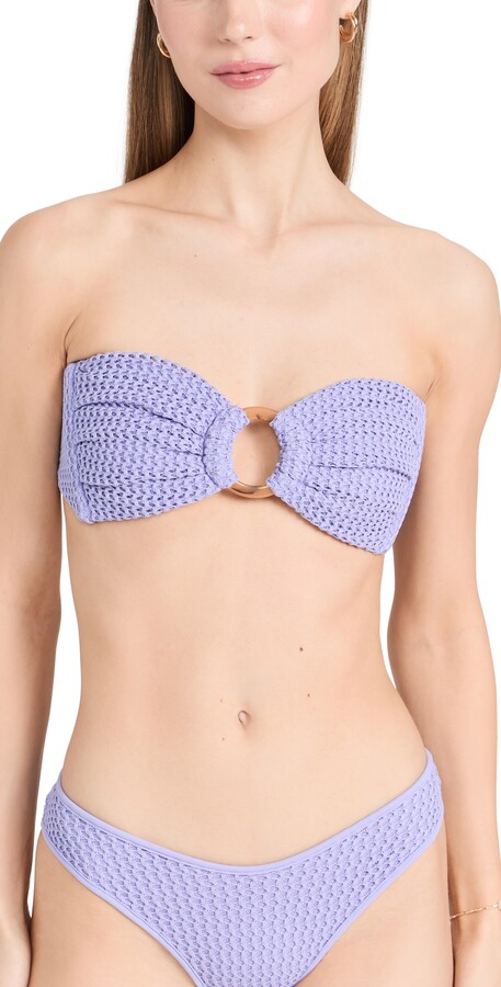 Montce Swim Tori Ties Bandeau Bikini Top