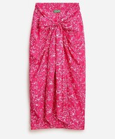 Thumbnail for your product : J.Crew Draped sarong skirt in blushing meadow
